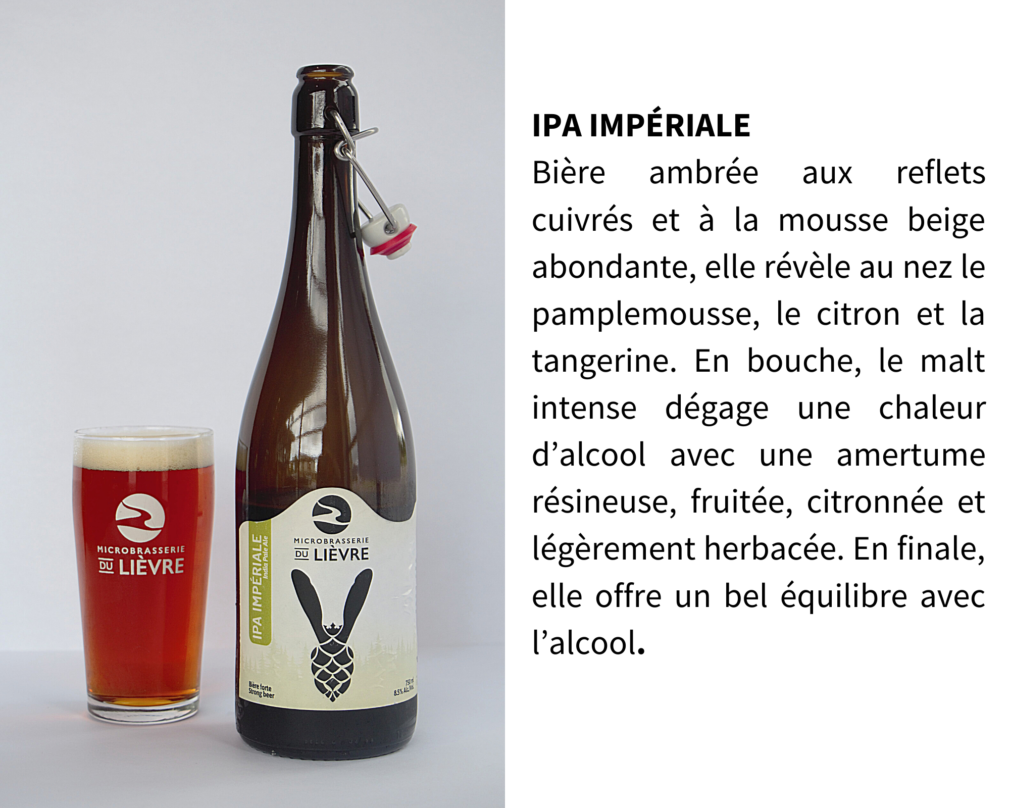 Nos bières - Microbrasserie du Lièvre